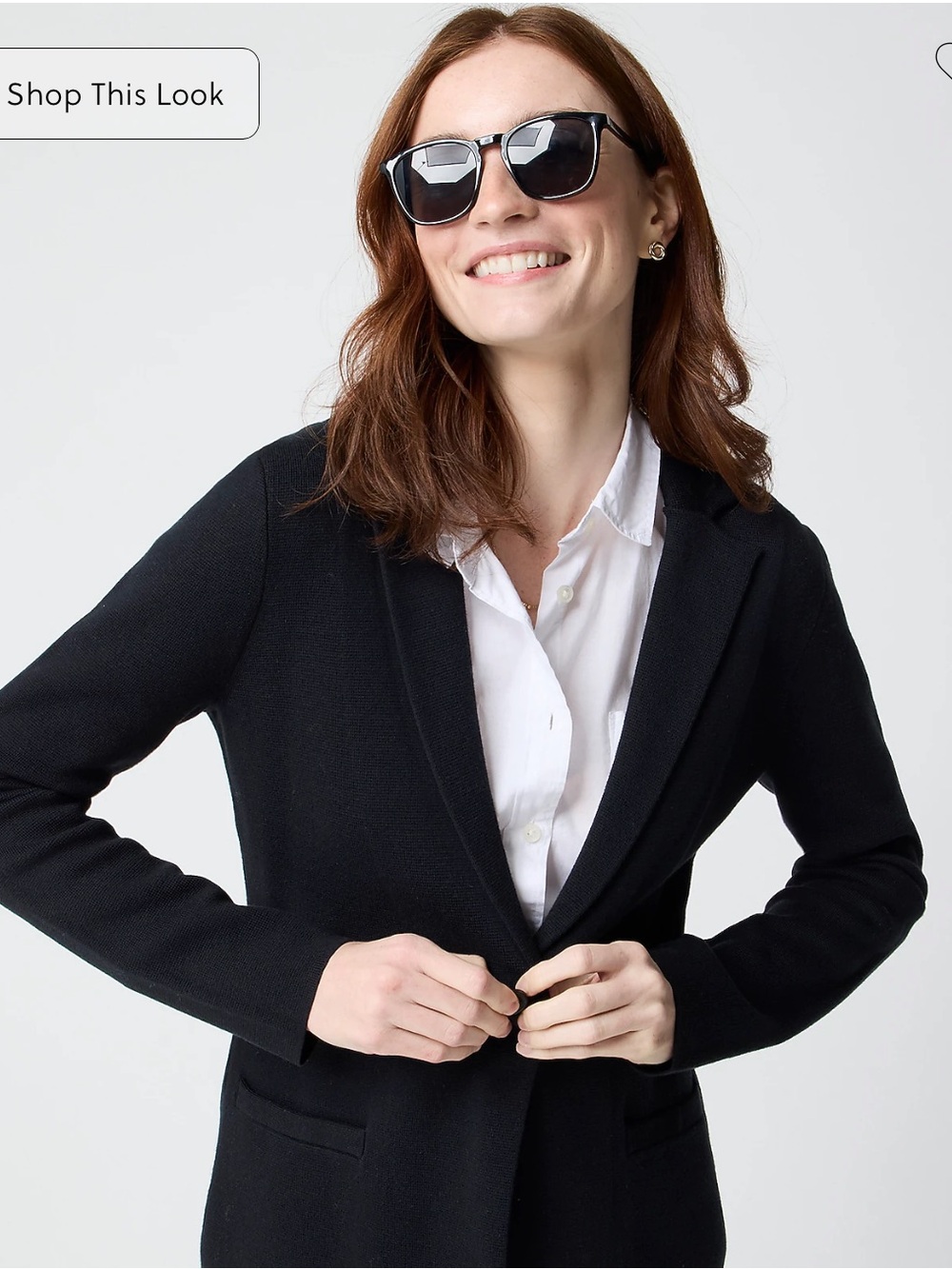 J Crew Schoolboy Sweater Blazer